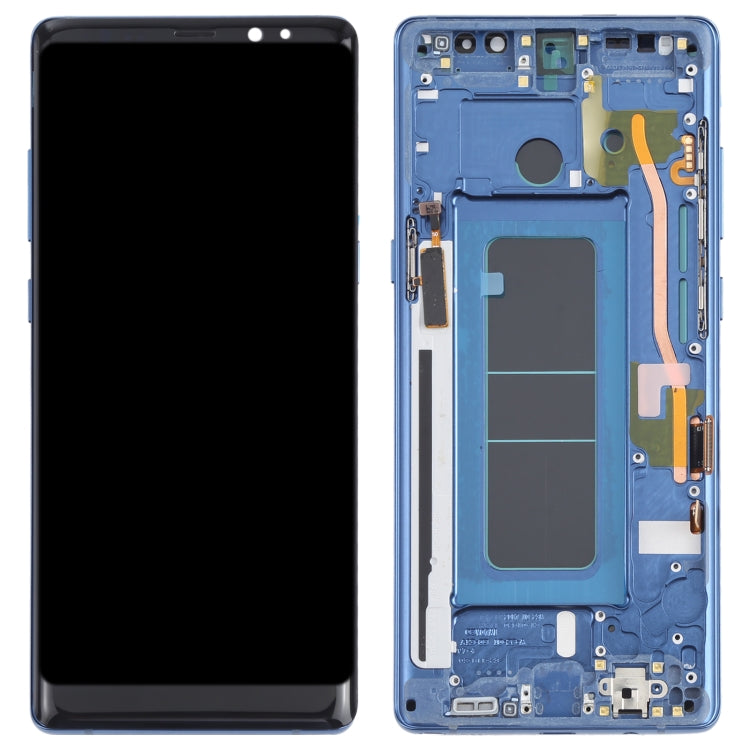 OLED LCD Screen for Samsung Galaxy Note 8 SM-N950 Digitizer Full Assembly with Frame (Blue) - LCD Screen by PMC Jewellery | Online Shopping South Africa | PMC Jewellery