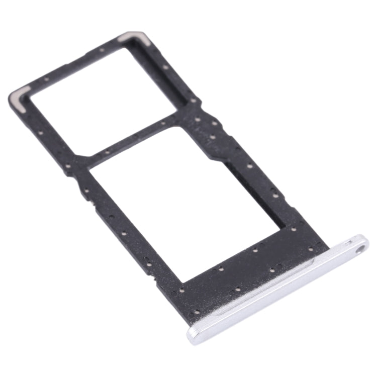 SIM Card Tray + Micro SD Card Tray for Samsung Galaxy Tab A7 Lite SM-T225 (Silver) - Others by PMC TechLife | Online Shopping South Africa | PMC TechLife