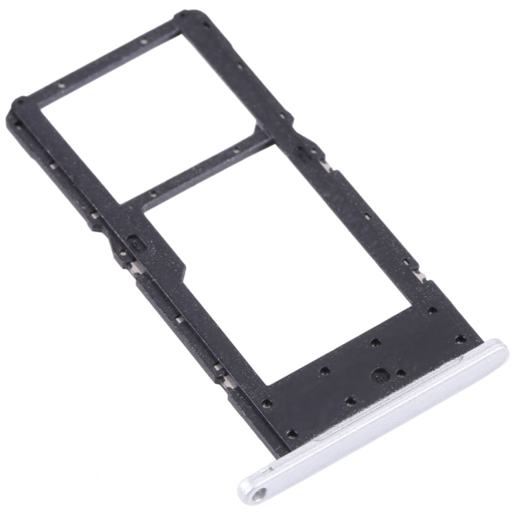 SIM Card Tray + Micro SD Card Tray for Samsung Galaxy Tab A7 Lite SM-T225 (Silver) - Others by PMC TechLife | Online Shopping South Africa | PMC TechLife