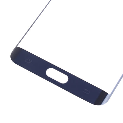 For Galaxy S6 Edge+ / G928  Front Screen Outer Glass Lens (Dark Blue) - Outer Glass Lens by PMC Jewellery | Online Shopping South Africa | PMC Jewellery