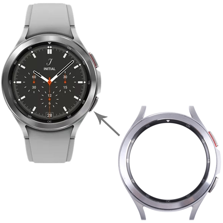 Original LCD Screen Frame Bezel Plate For Samsung Galaxy Watch4 Classic 46mm SM-R890 R895(Silver) - For Samsung by PMC Jewellery | Online Shopping South Africa | PMC Jewellery