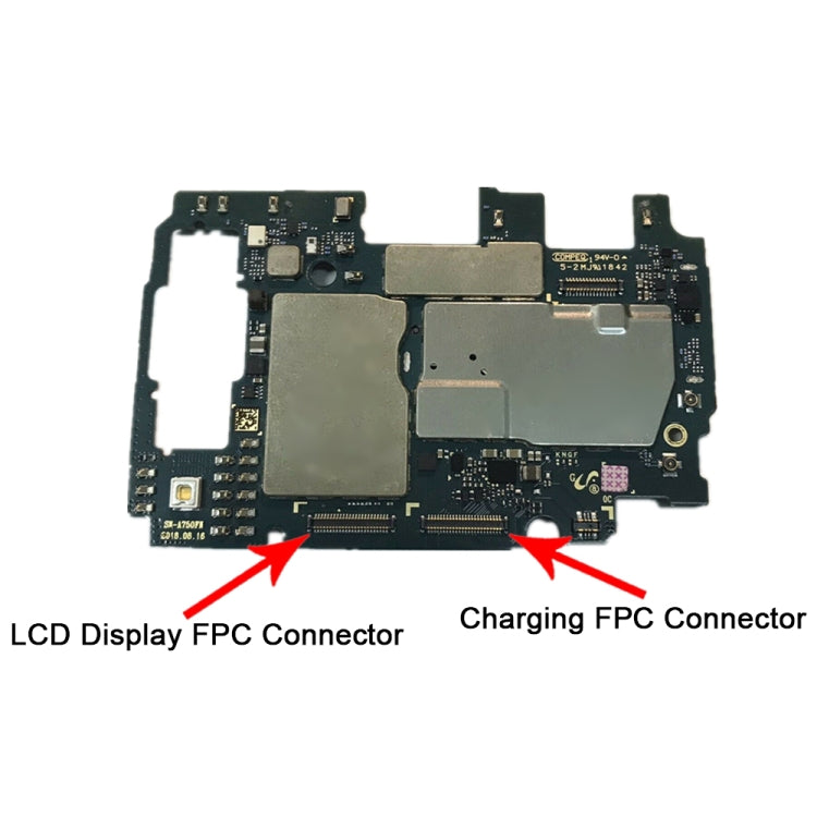 For Samsung Galaxy A7 (2018) 10pcs Motherboard LCD Display FPC Connector - FPC Connector by PMC Jewellery | Online Shopping South Africa | PMC Jewellery