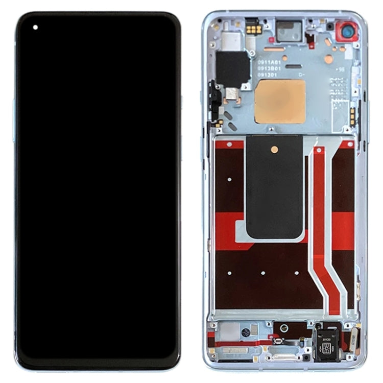 For OnePlus 8T (5G) KB2001 KB2000 KB2003 Digitizer Full Assembly With Frame OEM LCD Screen (Blue) - LCD Screen by PMC Jewellery | Online Shopping South Africa | PMC Jewellery