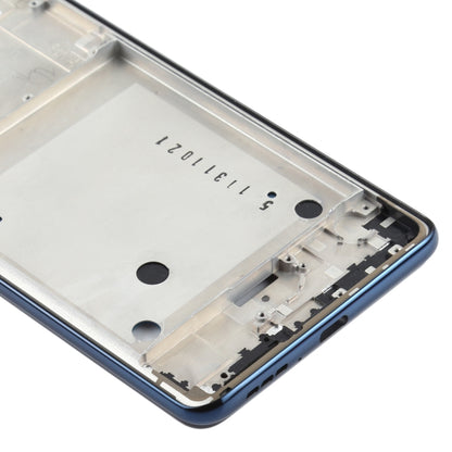 Front Housing LCD Frame Bezel Plate for Motorola One Hyper XT2027 XT2027-1 (Blue) - Frame Bezel Plate by PMC Jewellery | Online Shopping South Africa | PMC Jewellery