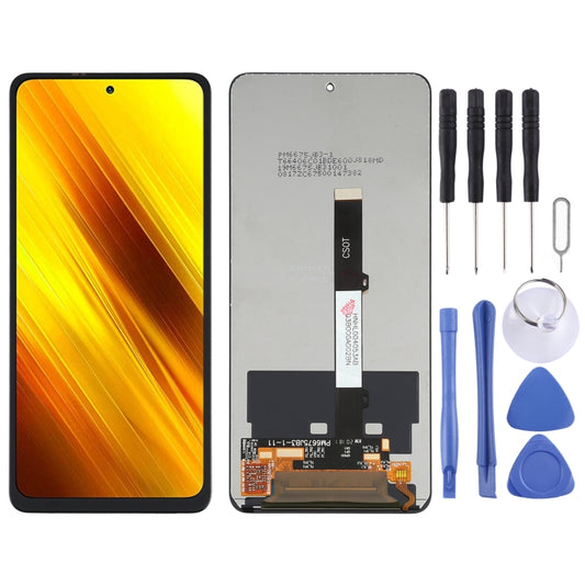 LCD Screen and Digitizer Full Assembly for Xiaomi Poco X3/Redmi Note 9 Pro 5G/Mi 10T Lite 5G M2010J19SC M2010J19CG M2007J17G - LCD Screen by PMC Jewellery | Online Shopping South Africa | PMC Jewellery