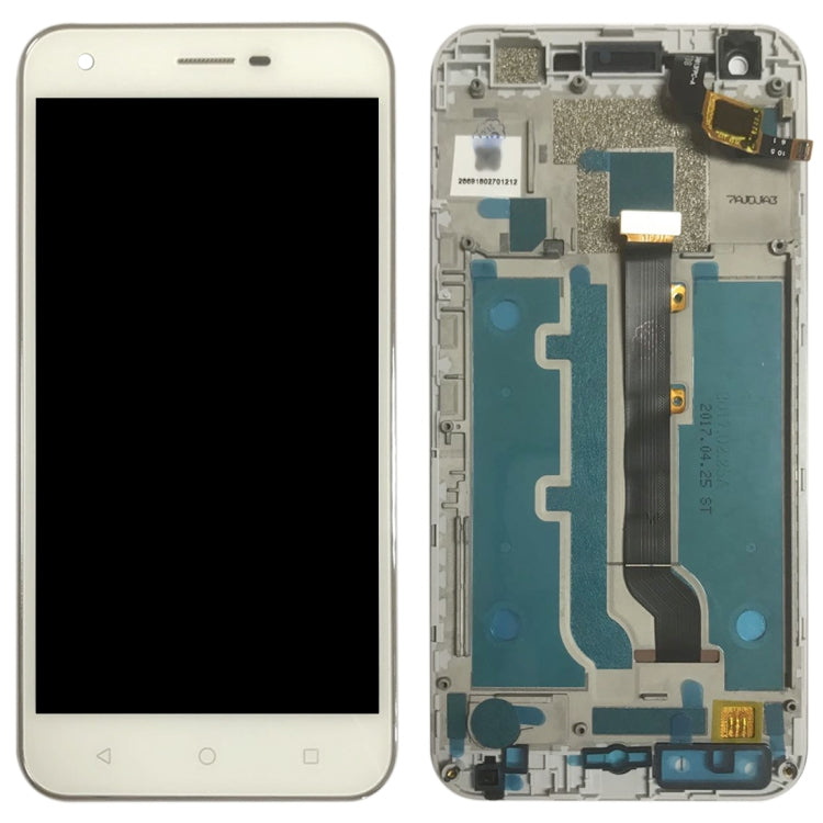 OEM LCD Screen for Vodafone Smart Ultra 6 VF-995N VF995N  Digitizer Full Assembly with Frame（White) - For Vodafone by PMC Jewellery | Online Shopping South Africa | PMC Jewellery
