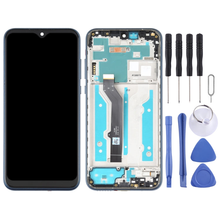 TFT LCD Screen for Motorola Moto E (2020)Digitizer Full Assembly with Frame (Blue) - LCD Screen by PMC Jewellery | Online Shopping South Africa | PMC Jewellery