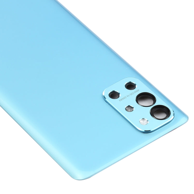 For OnePlus 9R Battery Back Cover With Camera Lens (Blue) - Back Cover by PMC TechLife | Online Shopping South Africa | PMC TechLife