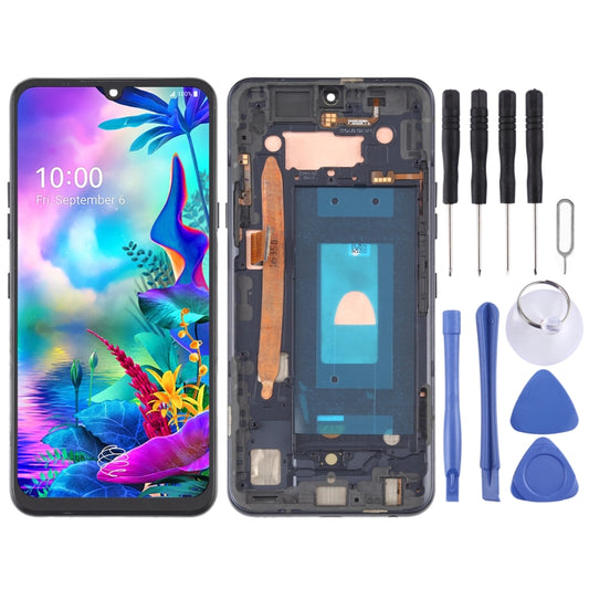 Original LCD Screen for LG G8X ThinQ LMG850EMW LM-G850 Digitizer Full Assembly with Frame (Black) - For LG by PMC Jewellery | Online Shopping South Africa | PMC Jewellery