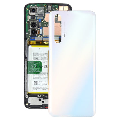 For OPPO Realme X3 / Realme X3 SuperZoom / Realme X50 5G (China) Battery Back Cover (White) - Back Cover by PMC Jewellery | Online Shopping South Africa | PMC Jewellery