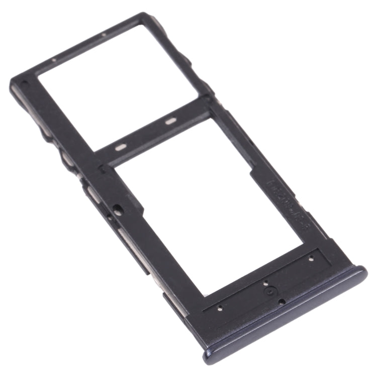 SIM Card Tray + SIM Card Tray / Micro SD Card Tray for TCL 10 5G T790Y T790H (Grey) - For TCL by PMC Jewellery | Online Shopping South Africa | PMC Jewellery