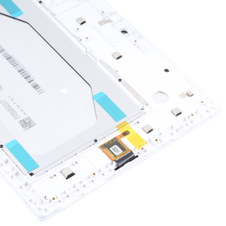 OEM LCD Screen for Lenovo Tab 2 A10-30 YT3-X30 Digitizer Full Assembly with Frame (White) - free shipping - PMC TechLife - Order now!