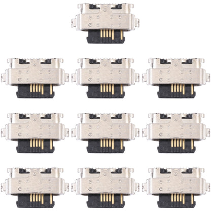 For Alcatel 3X 2020/2019 5061A 10pcs Charging Port Connector - Single Tail Connector by PMC Jewellery | Online Shopping South Africa | PMC Jewellery