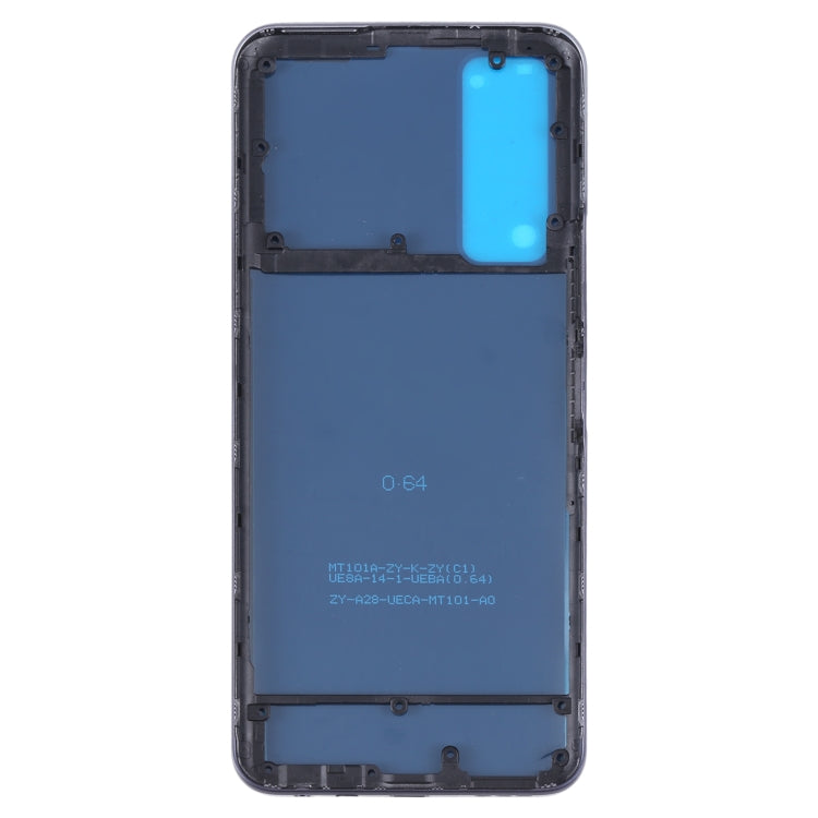 For vivo Y53s 5G Battery Back Cover with Middle Frame (Black) - Back Cover by PMC Jewellery | Online Shopping South Africa | PMC Jewellery