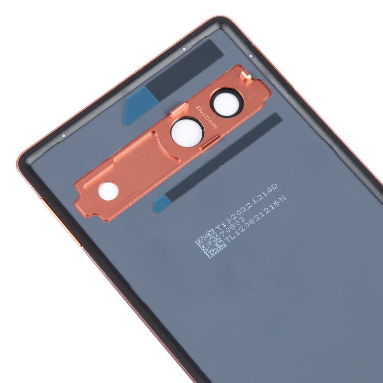 For Google Pixel 7A Original Battery Back Cover with Camera Lens Cover(Orange) - Back Cover by PMC TechLife | Online Shopping South Africa | PMC TechLife