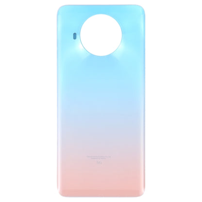 Glass Battery Back Cover for Xiaomi Redmi Note 9 Pro 5G/Mi 10T Lite 5G(Lake Blue) - Back Cover by PMC Jewellery | Online Shopping South Africa | PMC Jewellery