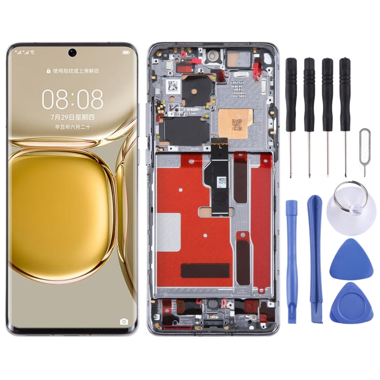 Original LCD Screen For Huawei P50 Pro Digitizer Full Assembly with Frame(Black) - LCD Screen by PMC Jewellery | Online Shopping South Africa | PMC Jewellery