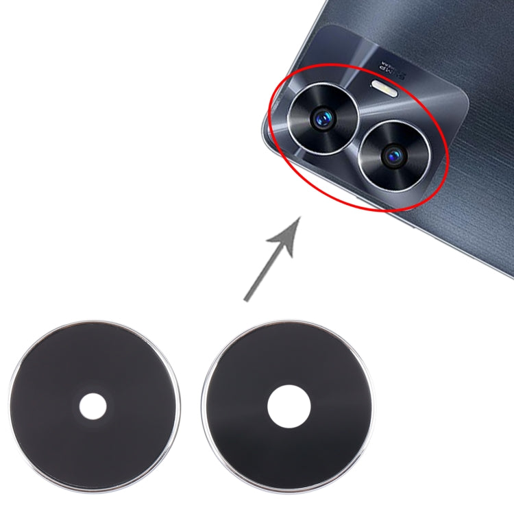For Realme C55 Original Camera Lens Cover (Silver) - Camera Series by PMC TechLife | Online Shopping South Africa | PMC TechLife