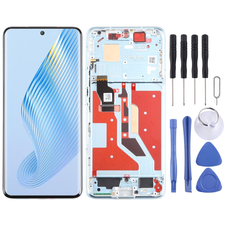 For Honor Magic5 Original LCD Screen Digitizer Full Assembly with Frame (Blue) - LCD Screen by PMC TechLife | Online Shopping South Africa | PMC TechLife