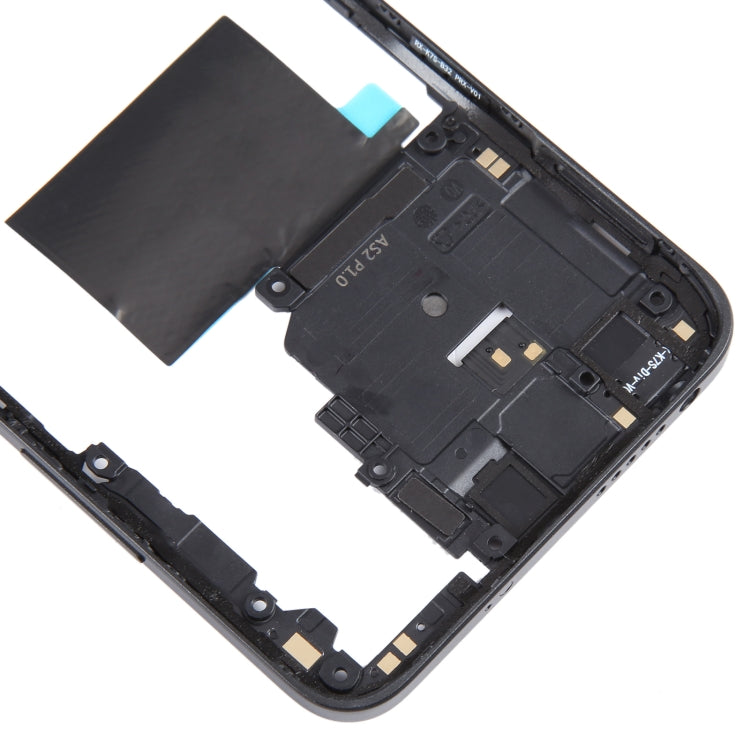For Xiaomi Redmi Note 12S Original Middle Frame Bezel Plate (Black) - Frame Bezel Plate by PMC TechLife | Online Shopping South Africa | PMC TechLife