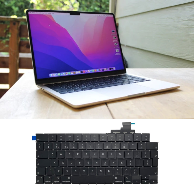 UK Version Keyboard for MacBook Air M2 13 2022 A2681 - Keyboard by PMC Jewellery | Online Shopping South Africa | PMC Jewellery