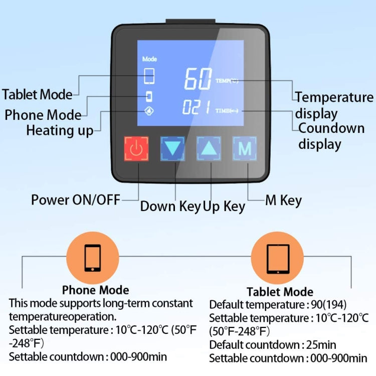 CPB CP320 LCD Screen Heating Pad Safe Repair Tool, US Plug - free shipping - PMC TechLife - Order now!