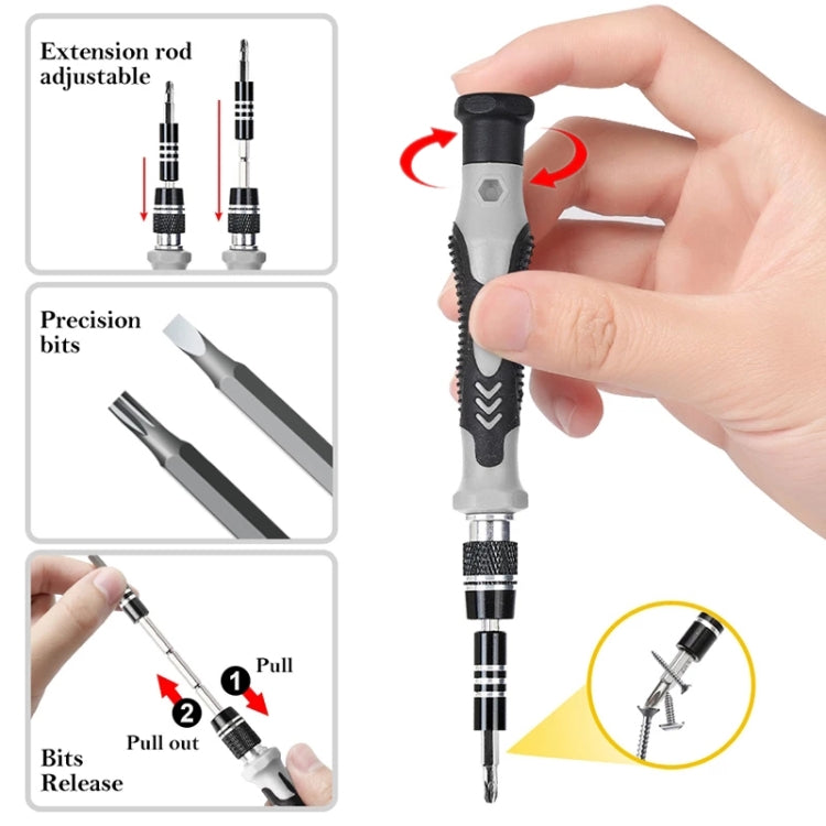 138 in 1 DIY Mobile Phone Disassembly Tool Clock Repair Multi-function Tool Screwdriver Set (Yellow) - Screwdriver Set by PMC TechLife | Online Shopping South Africa | PMC TechLife