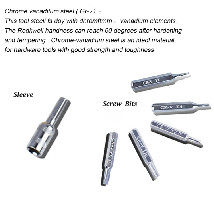WEEKS 64 in 1 Disassembly Tool Screwdriver Set - Screwdriver Set by PMC TechLife | Online Shopping South Africa | PMC TechLife