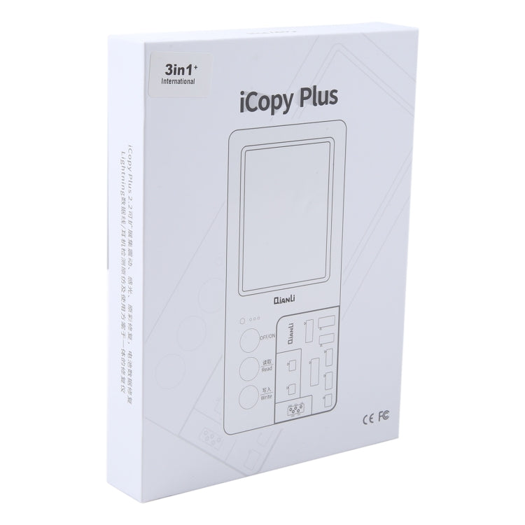 For iPhone 6 - 14 Pro Max 3 in 1 Qianli iCopy Plus 2.2 Repair Detection Programmer Set, Plug: US - free shipping - PMC TechLife - Order now!