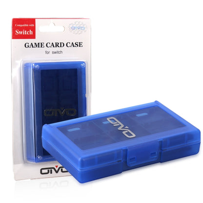 OIVO IV-SW029 24in1 Game Memory Card Storage Box Card Case Holder For Nintendo Switch(Blue) - Others by OIVO | Online Shopping South Africa | PMC Jewellery