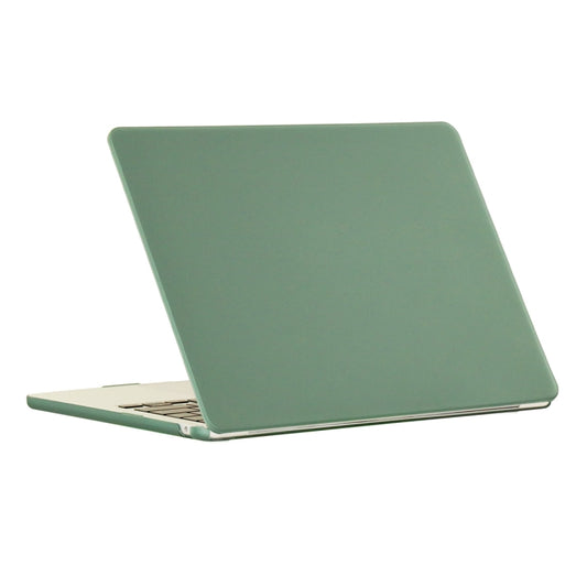 For MacBook Air 13.6 2022/2024 A2681 (M2) / A3113 (M3) ENKAY Matte Laptop Protective Case (Dark Green) - MacBook Air Cases by ENKAY | Online Shopping South Africa | PMC Jewellery | Buy Now Pay Later Mobicred