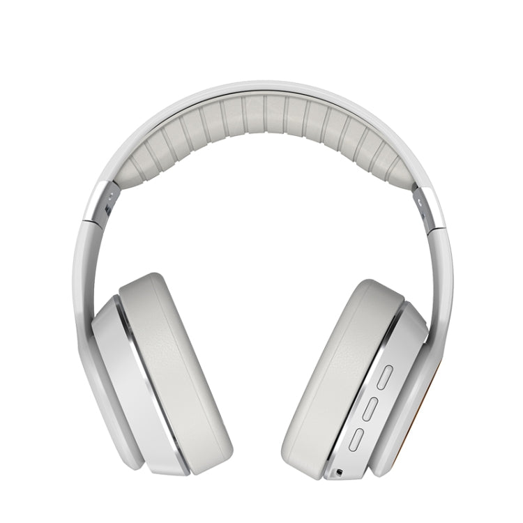 VJ320 Bluetooth 5.0 Head-mounted Foldable Wireless Headphones Support TF Card with Mic(White) - free shipping - PMC TechLife - Order now!