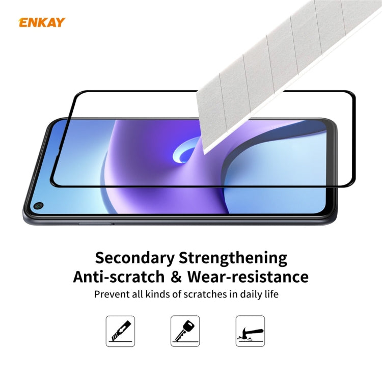 For Xiaomi Redmi Note 9T 10 PCS ENKAY Hat-Prince Full Glue 0.26mm 9H 2.5D Tempered Glass Full Coverage Film -  by ENKAY | Online Shopping South Africa | PMC Jewellery