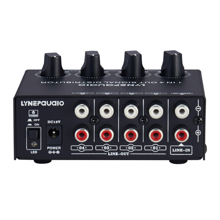 1-In 4-Out Front Stereo Signal Amplifier, Independent Output Volume Adjustment RCA Interface No Loss  Allocator, US Plug -  by PMC TechLife | Online Shopping South Africa | PMC TechLife
