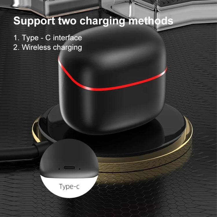 JM13 TWS Earphone Bluetooth 5.0 Touch Control Stereo Bass Sport Wireless Earphone With Mic(White) - TWS Earphone by PMC TechLife | Online Shopping South Africa | PMC TechLife