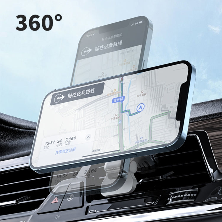 W-987 Magnetic Suction 15W Wireless Charger Car Air Outlet Bracket for iPhone and other Smart Phones(Black) - Wireless Charger Holders by PMC Jewellery | Online Shopping South Africa | PMC Jewellery