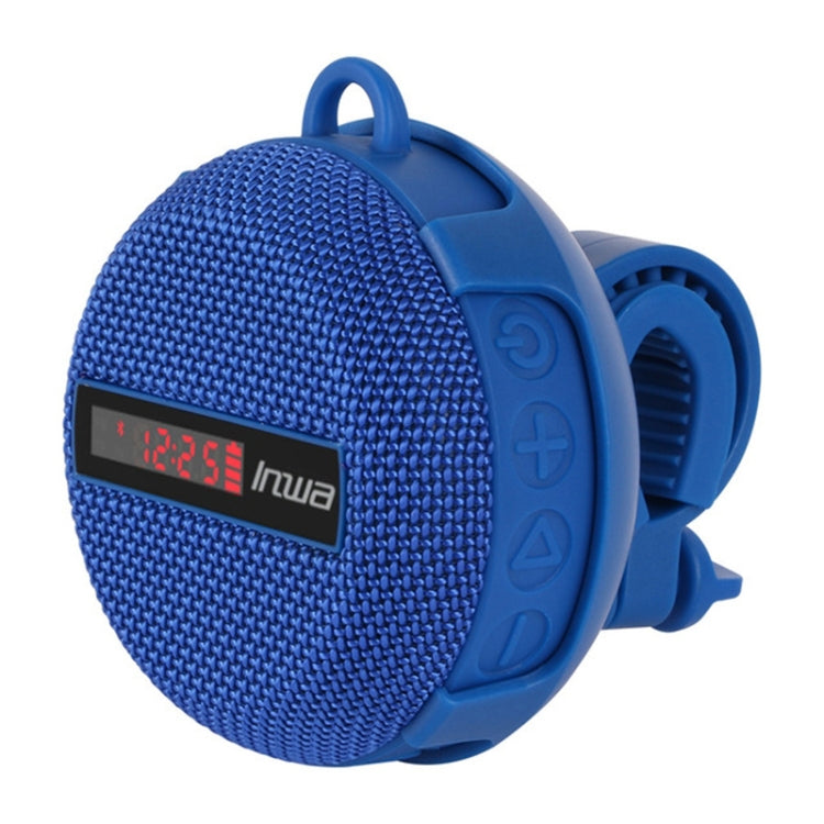 BT368 LED Digital Display Outdoor Portable IPX65 Waterproof Bluetooth Speaker(Blue) - Waterproof Speaker by PMC TechLife | Online Shopping South Africa | PMC TechLife