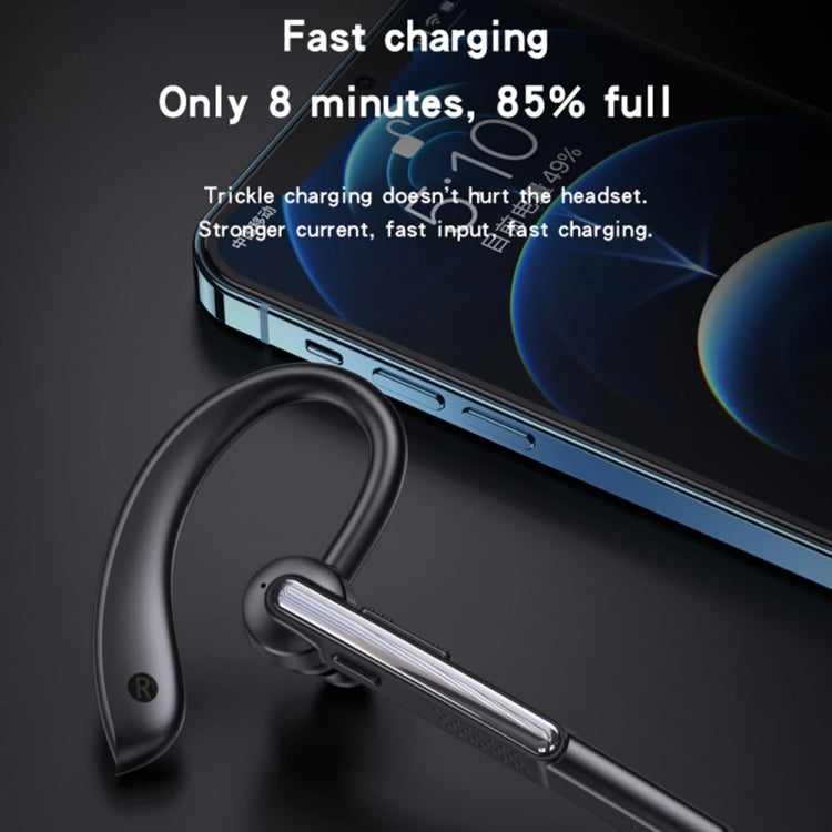 P40 Wireless Bluetooth 5.1 Business Noise Cancelling Earphone with Mic Support Handsfree(Black) - Bluetooth Earphone by PMC TechLife | Online Shopping South Africa | PMC TechLife