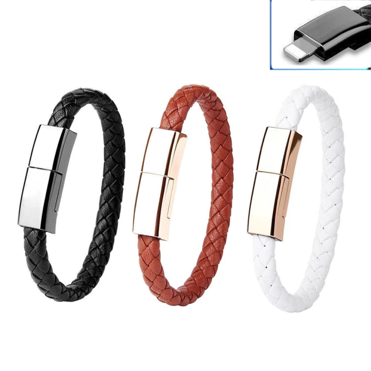 XJ-73 20cm USB to 8 Pin Bracelet Charging Data Cable(Brown) - Multifunction Cable by PMC TechLife | Online Shopping South Africa | PMC TechLife