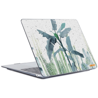 ENKAY Hat-Prince Natural Series Laotop Protective Crystal Case for MacBook Pro 15.4 inch A1707 / A1990(Banana Leaves) - MacBook Pro Cases by ENKAY | Online Shopping South Africa | PMC Jewellery