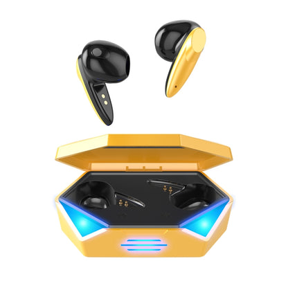 G20 TWS 5.2 Binaural True Stereo Touch Gaming Bluetooth Earphone(Yellow) - TWS Earphone by PMC Jewellery | Online Shopping South Africa | PMC Jewellery