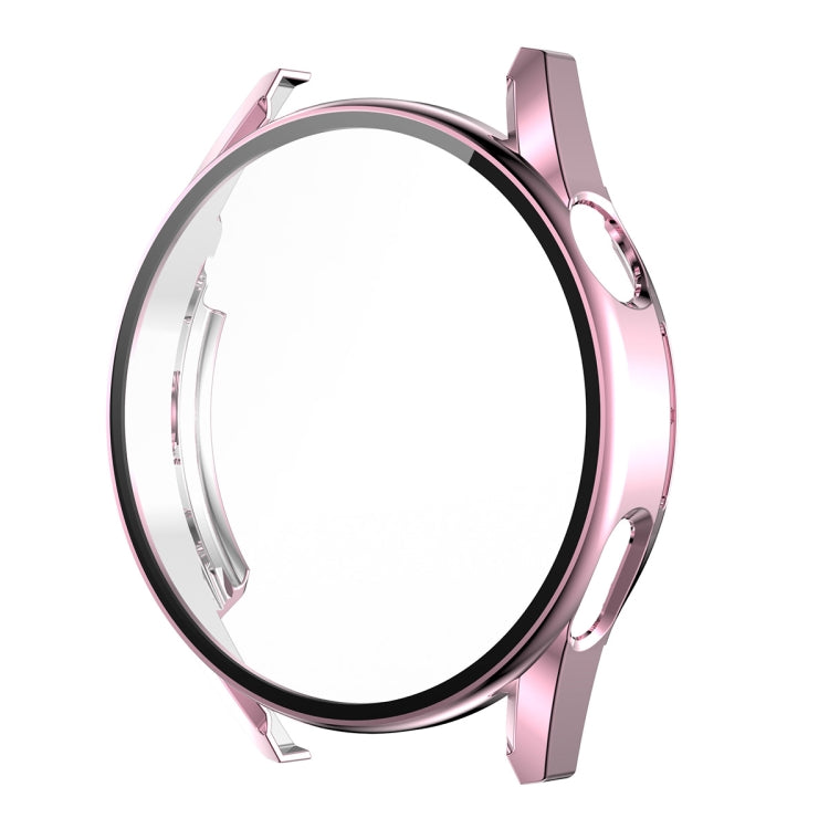 For Huawei Watch GT 3 42mm ENKAY PC Frame + Tempered Glass Protector Composite Case(Pink) - Watch Cases by ENKAY | Online Shopping South Africa | PMC Jewellery | Buy Now Pay Later Mobicred