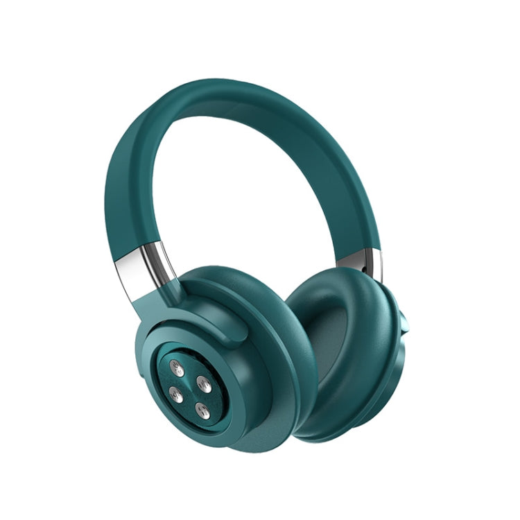 A51 USB Charging Wireless Bluetooth HIFI Stereo Headset with Mic(Green) - Headset & Headphone by PMC Jewellery | Online Shopping South Africa | PMC Jewellery