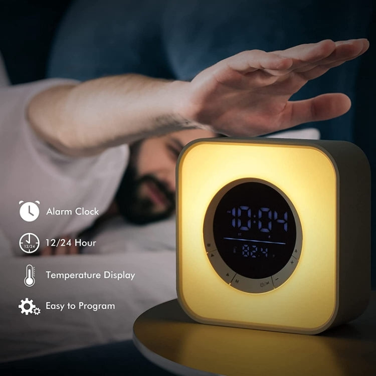 P10 LED Atmosphere Light Bluetooth Speaker with Alarm Thermometer Function - Desktop Speaker by PMC TechLife | Online Shopping South Africa | PMC TechLife