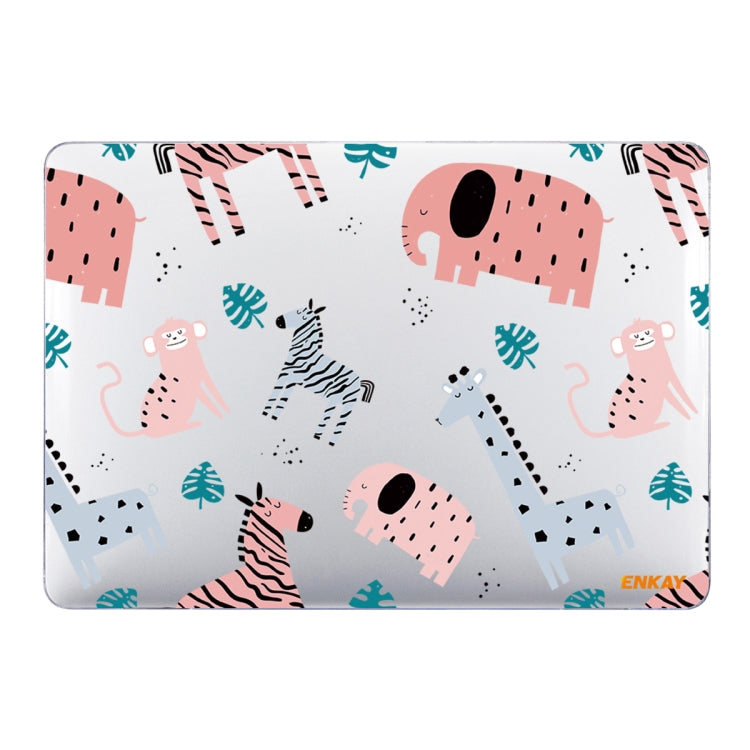 ENKAY Animal Series Pattern Laotop Protective Crystal Case For MacBook Pro 13.3 inch A1706 / A1708 / A1989 / A2159(Animals No.2) - MacBook Pro Cases by ENKAY | Online Shopping South Africa | PMC Jewellery