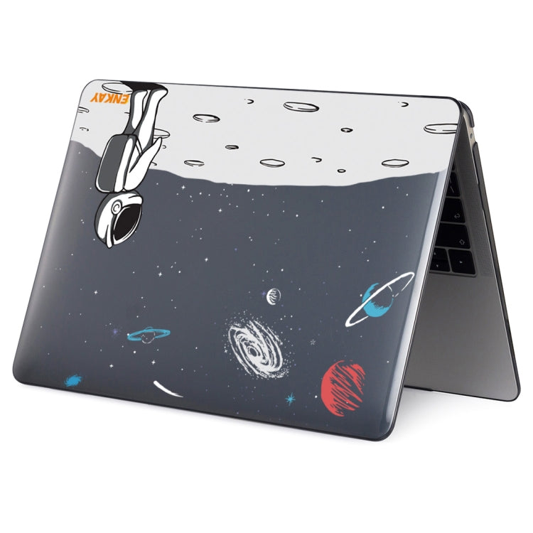 ENKAY Star Series Pattern Laotop Protective Crystal Case For MacBook Pro 13.3 inch A1706 / A1708 / A1989 / A2159(Backpack Astronaut) - MacBook Pro Cases by ENKAY | Online Shopping South Africa | PMC Jewellery