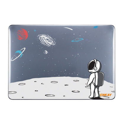 For MacBook Air 13.3 inch A1932 / A2179 / A2337 ENKAY Star Series Pattern Laotop Protective Crystal Case(Backpack Astronaut) - MacBook Air Cases by ENKAY | Online Shopping South Africa | PMC Jewellery