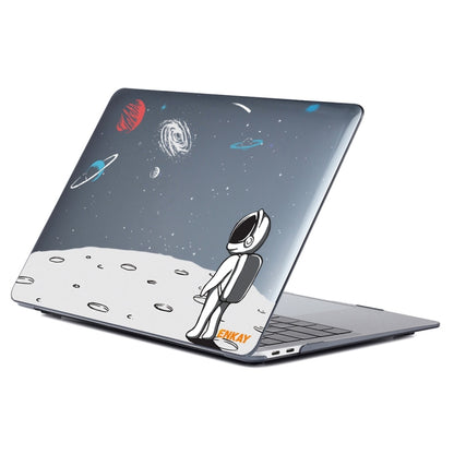 For MacBook Air 13.3 inch A1932 / A2179 / A2337 ENKAY Star Series Pattern Laotop Protective Crystal Case(Backpack Astronaut) - MacBook Air Cases by ENKAY | Online Shopping South Africa | PMC Jewellery