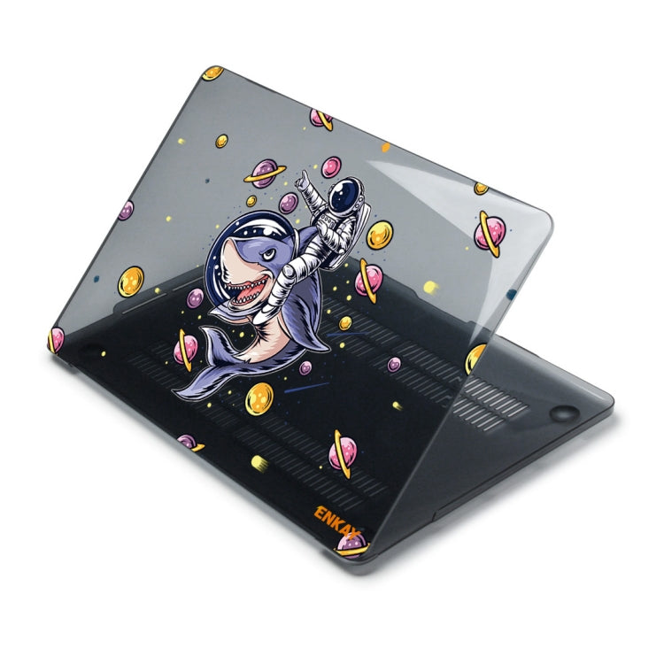 ENKAY Star Series Pattern Laotop Protective Crystal Case For MacBook Pro 13.3 inch A2251 / A2289 / A2338 2020(Shark Astronaut) - MacBook Pro Cases by ENKAY | Online Shopping South Africa | PMC Jewellery