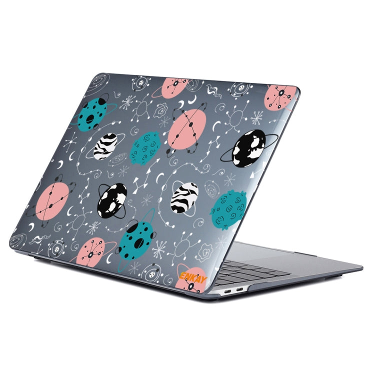 ENKAY Star Series Pattern Laotop Protective Crystal Case For MacBook Pro 15.4 inch A1707 / A1990(Geometric Planet) - MacBook Pro Cases by ENKAY | Online Shopping South Africa | PMC Jewellery